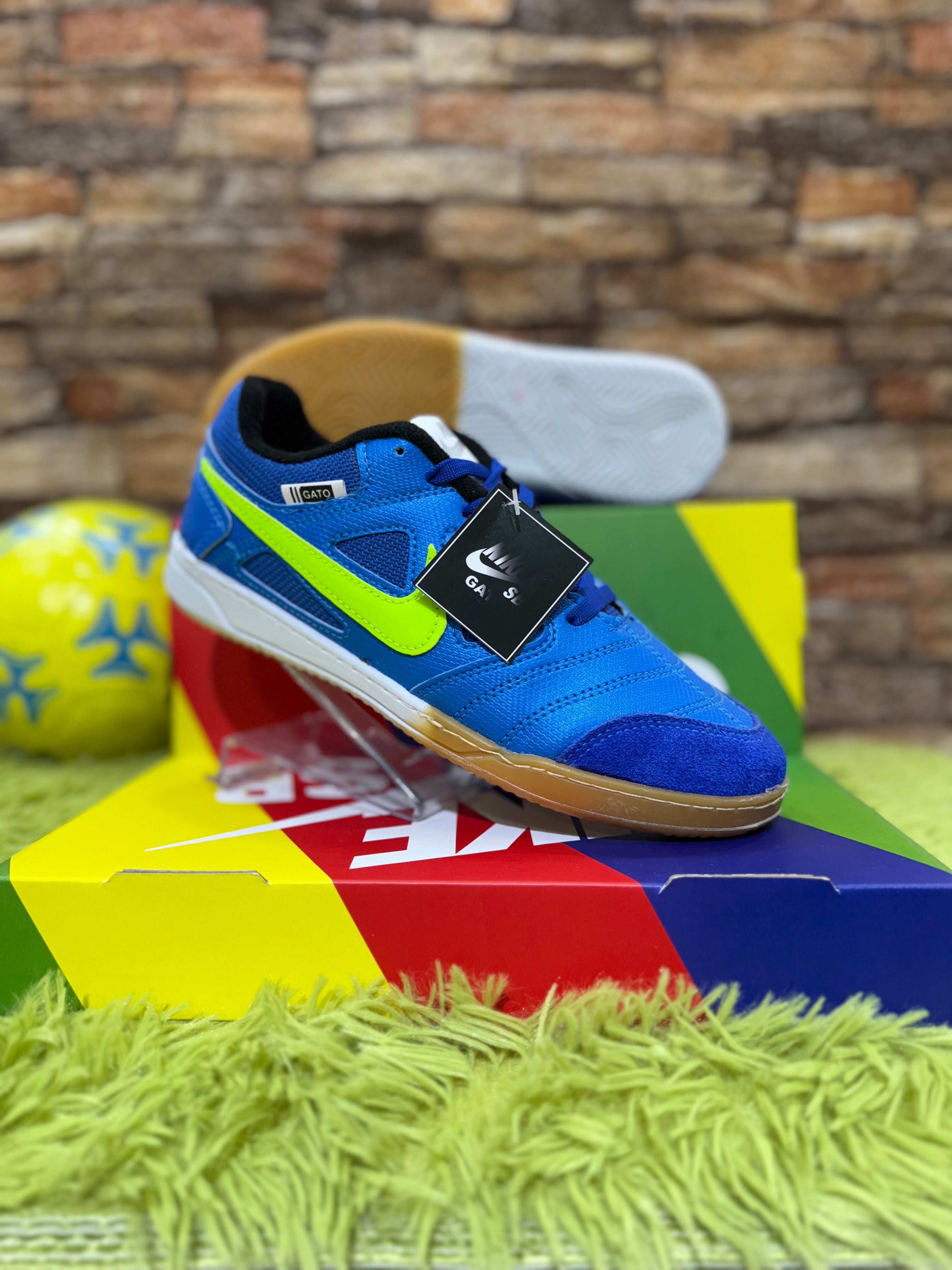 Nike gato micro o futsal color azul
